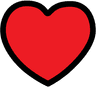 Illustration of a red heart